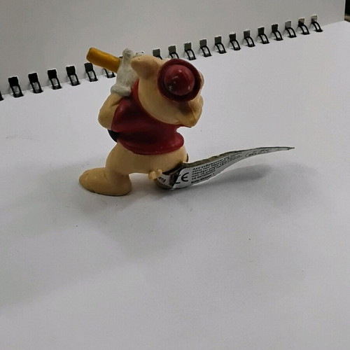 Bullyland miniature piglet with flute new with tag