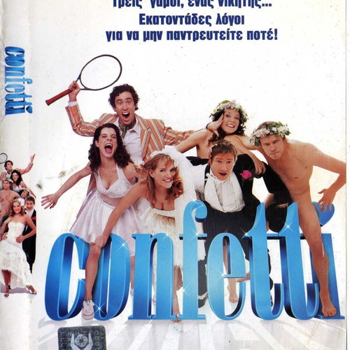 Confetti DVD used, comedy and romance with subtitles