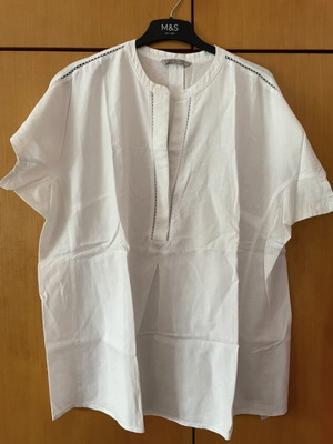 Marks & Spencer linen shirt white size 20 like new