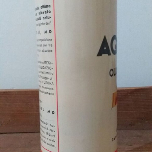 Aquiloil Aquila lubricant can used, aluminum 1 liter