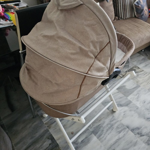 Kikka Boo Baby Bassinet with Stand and Wheels used