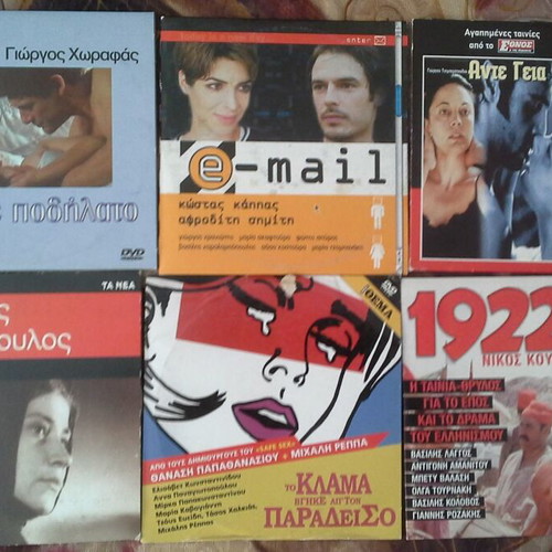 DVD set of 6 movies like new