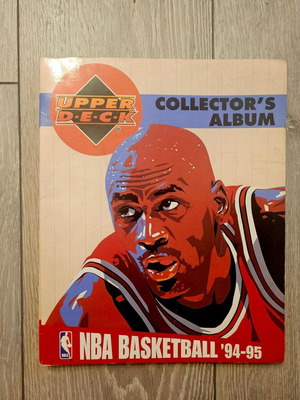 Upper Deck NBA Basketball 94-95 collector's album