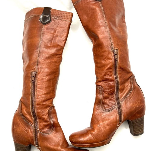 Hispanitas brown leather boots used