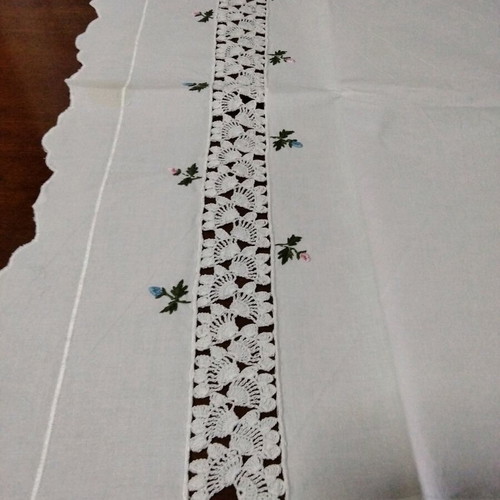 Handmade Vintage Baby Heirloom Set 1979 with Embroidered Pillowcase