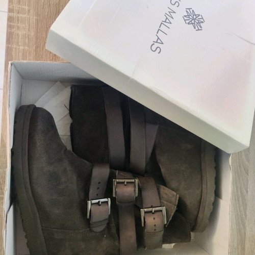 Tsakiris Mallas ankle boots like new, gray, size 37