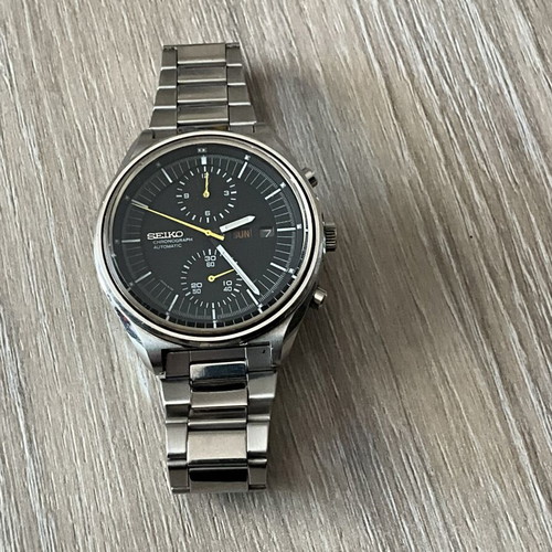Seiko 6138-3002 Jumbo Automatic Chronograph watch, vintage 1976, original bracelet
