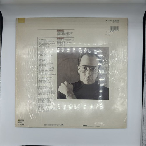 Al Di Meola Cielo e Terra vinyl used, good condition
