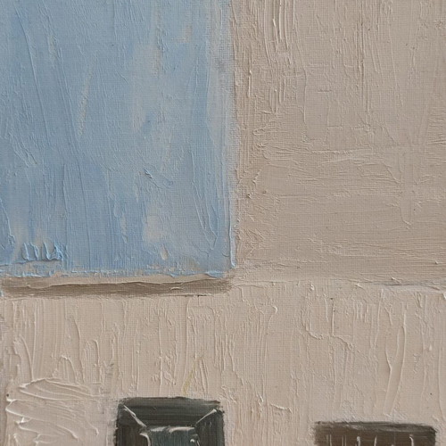 Cycladic Serenity original oil painting on canvas like new 50x70