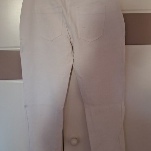 Toi&Moi women's leggings used, low rise, cream white, XS
