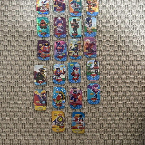 Brawl Stars collection of 156 pins, magnets and album gift