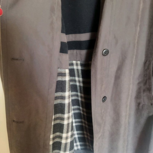 Gray trench coat like new, size XL