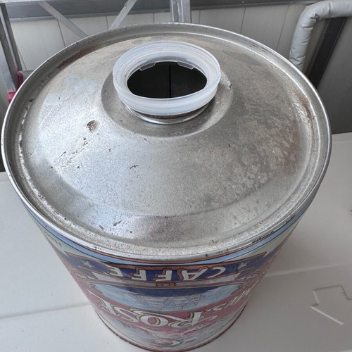 Mrs Rose coffee barrel 3lt like new metal