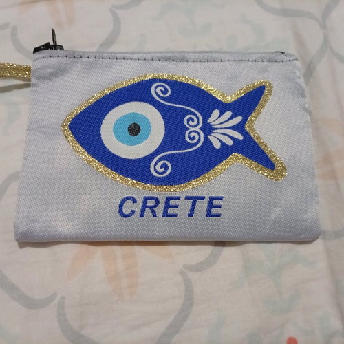 Wallet new blue and silver