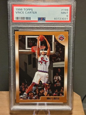 Vince Carter 1998-99 Topps Rookie RC card like new