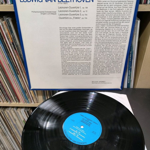 Ludwig van Beethoven 1815 Overture zu Fidelio op.72b vinyl like new