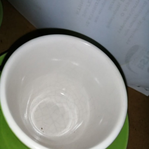 Ceramic coffee cups vintage used