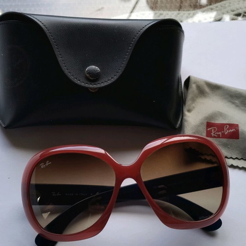 Ray-Ban Jackie Ohh II sunglasses used, model RB4098, burgundy