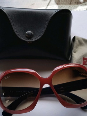 Ray-Ban Jackie Ohh II sunglasses used, model RB4098, burgundy