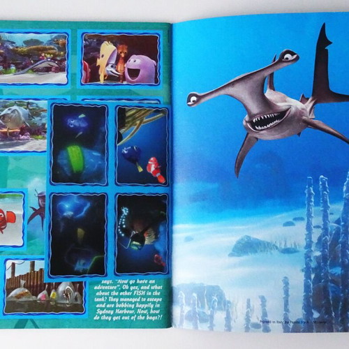 Panini Finding Nemo album English edition used 100% complete