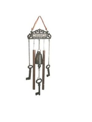 Melodos Decorative Key new with Bell and Three Hanging Keys