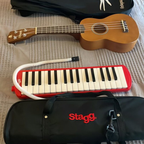 Ukulele and clarinet for children