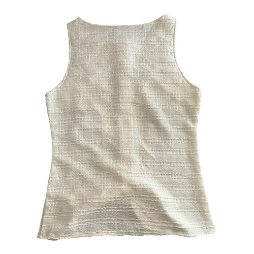Vintage style sleeveless top ivory S/M like new by H&M