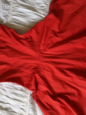 Strapless red dress Te quiero S like new