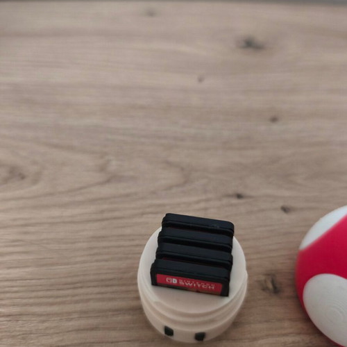 Super Mario Mushroom case for Nintendo Switch 3D printed, new