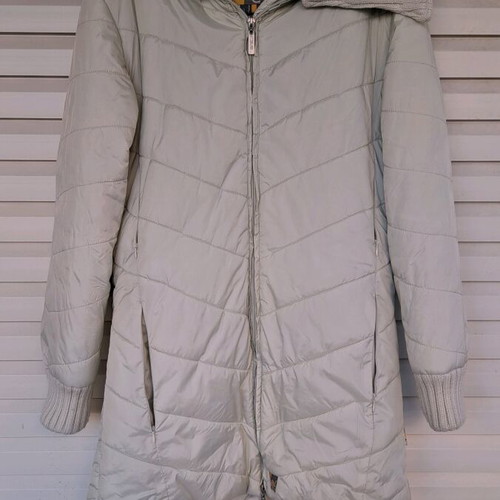Civil women's jacket like new, ice white, size large