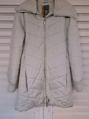 Civil women's jacket like new, ice white, size large
