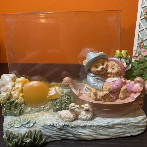 Set of 2 embossed children's photo frames like new