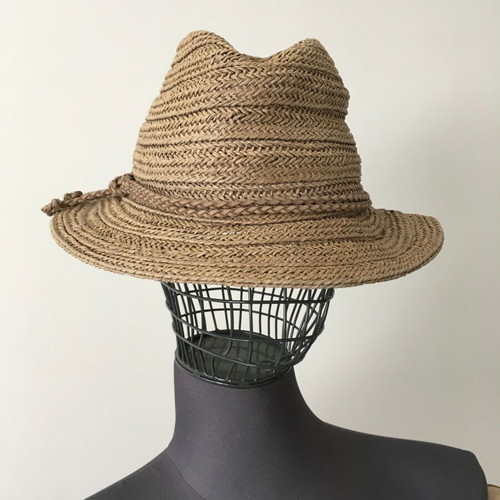 Stamion Panama Hat Made in Greece like new, brown