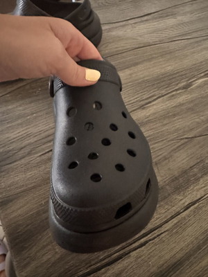 Crocs women's sandals like new, size 38.5, black