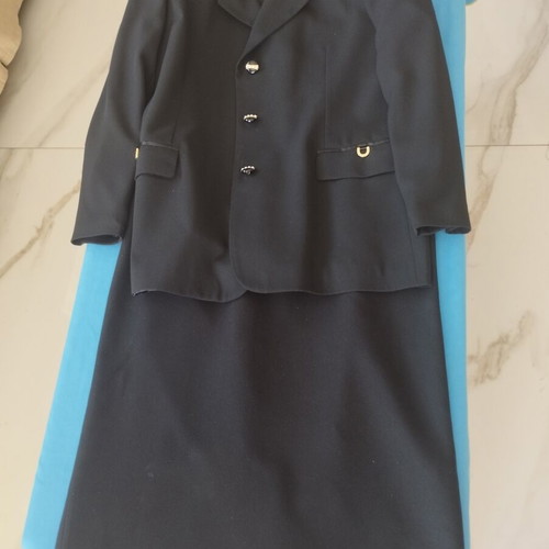 Vintage Veto women's black tailored suit set XL like new