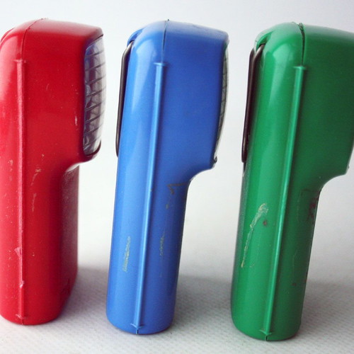 3x Wonder vintage 80's πλαστικοί φακοί τσέπης από Γαλλία, καινούργιοι