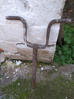 Old agricultural tool used