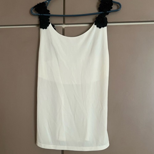 Ake' women's blouse black and white new, one size