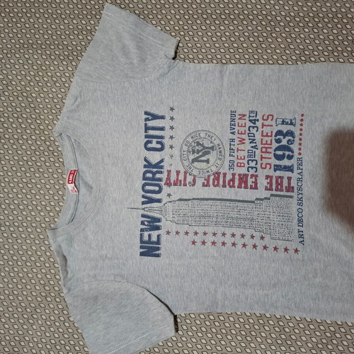 Dpam T-shirt for 4-year-old child like new, size 104 cm, gray