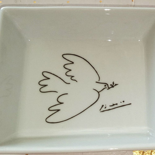 Picasso ashtray used, decorative MMI 2006, rare collectible