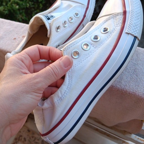 Converse All Star sneakers used size 36.5 white without laces