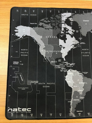 Natec Time Zone Map mouse pad like new