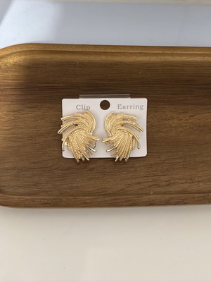 Earrings in gold color new