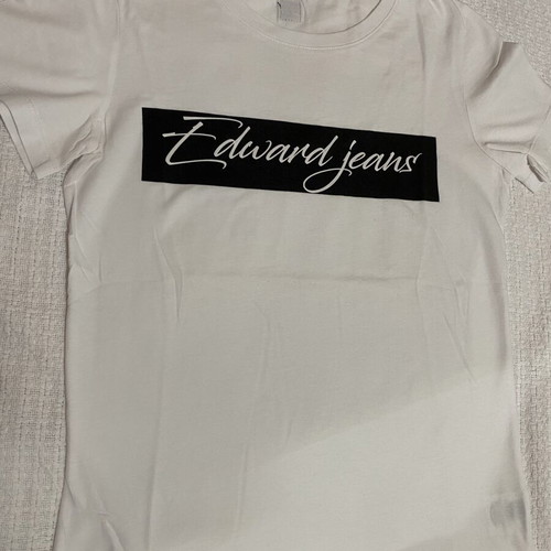 Edward Jeans white T-shirt XS like new, 100% cotton