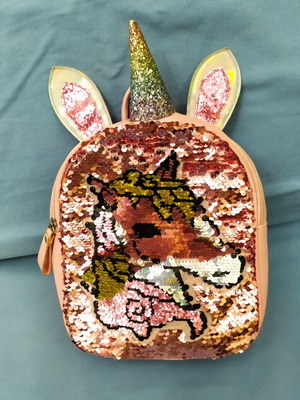Children's backpack like new, height 26 cm, width 22 cm