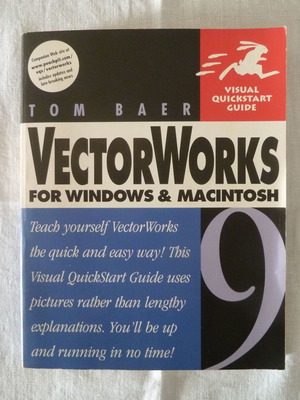 VectorWorks 9 Software Learning Guide Book like new