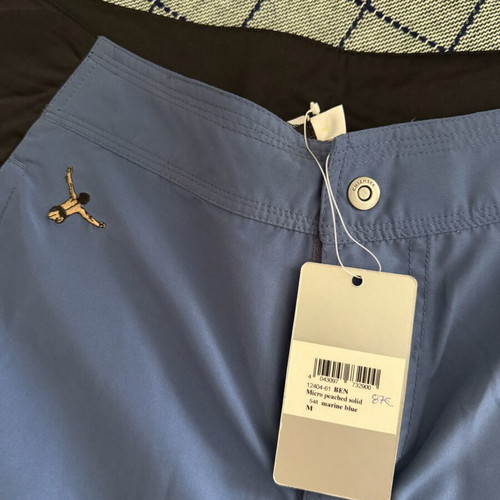 Chiemsee men's long swim shorts new, size M, gray and blue