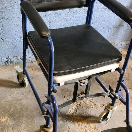 Wheelchair with commode like new
