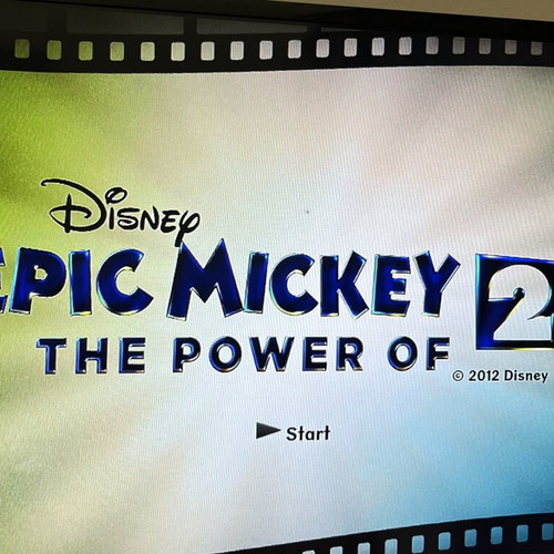Epic Mickey The Power of Two PS3 game used