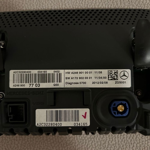Mercedes-Benz A/B Class W246 multimedia display used